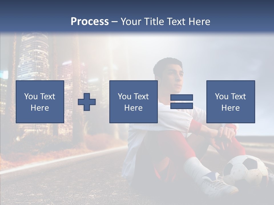 Way Soccer Progress PowerPoint Template