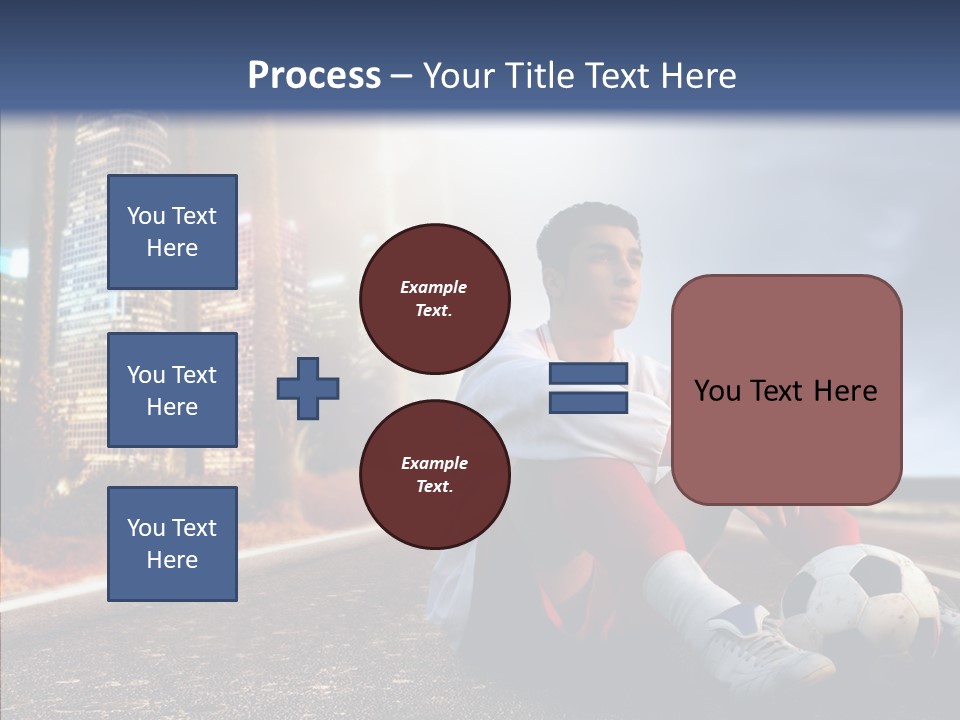 Way Soccer Progress PowerPoint Template