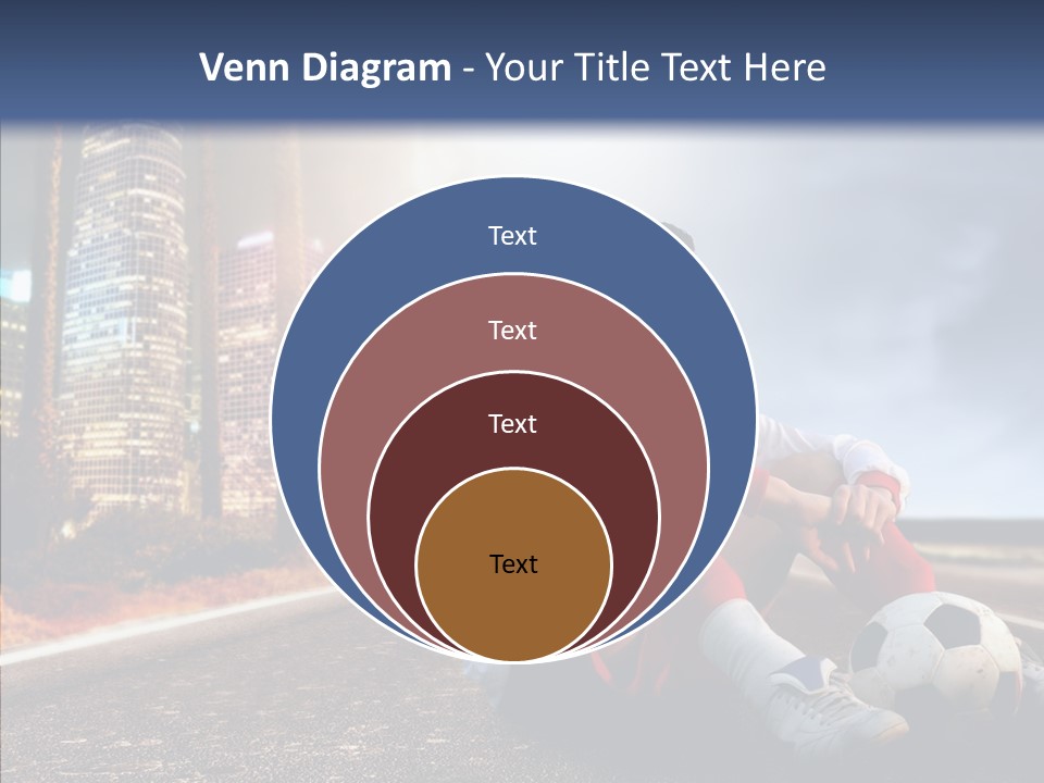 Way Soccer Progress PowerPoint Template
