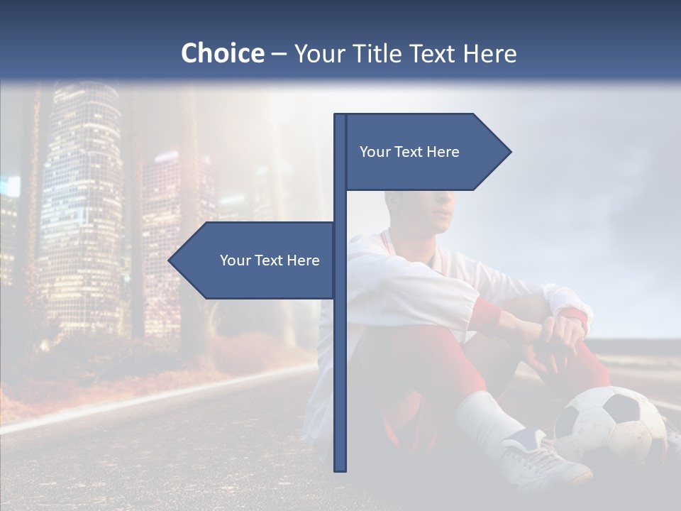 Way Soccer Progress PowerPoint Template