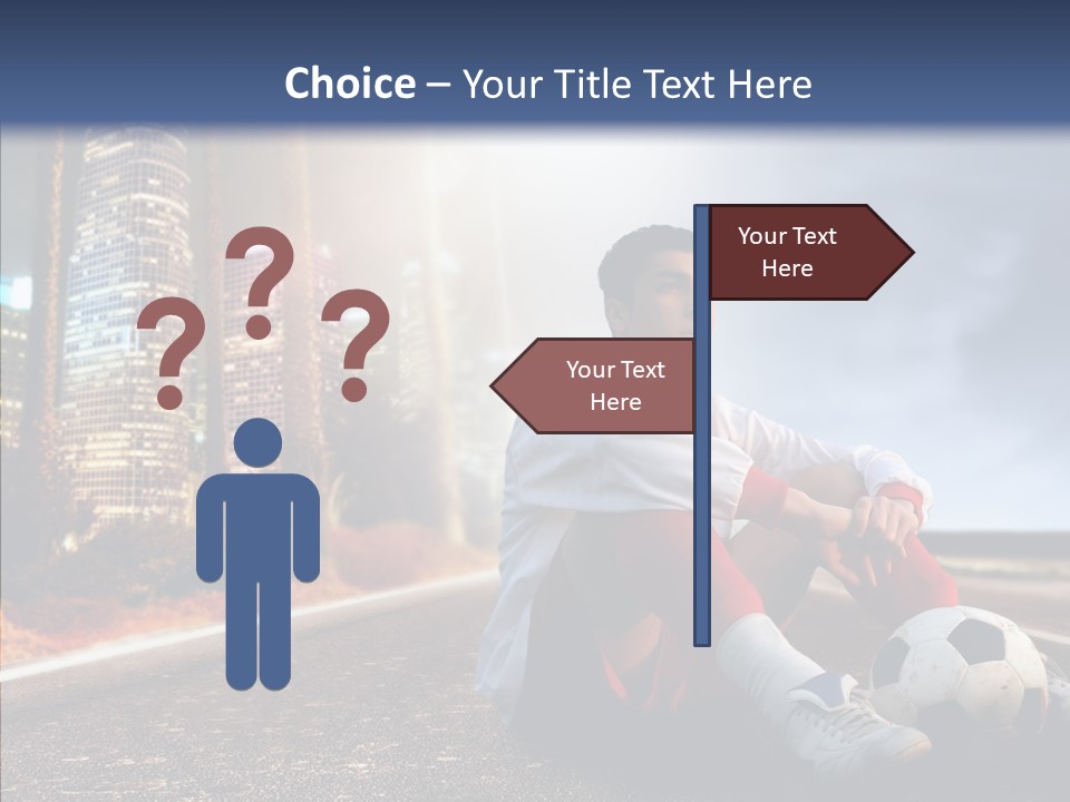 Way Soccer Progress PowerPoint Template