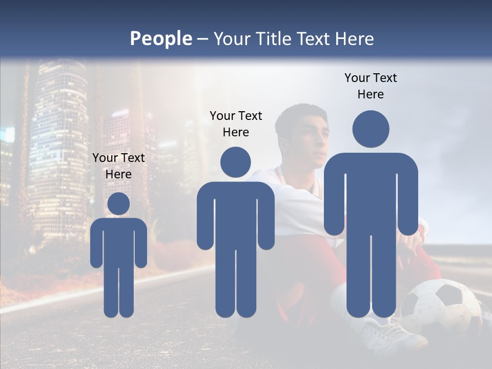 Way Soccer Progress PowerPoint Template