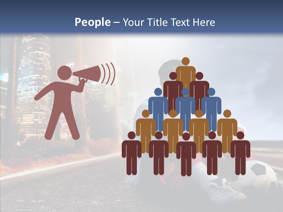 Way Soccer Progress PowerPoint Template