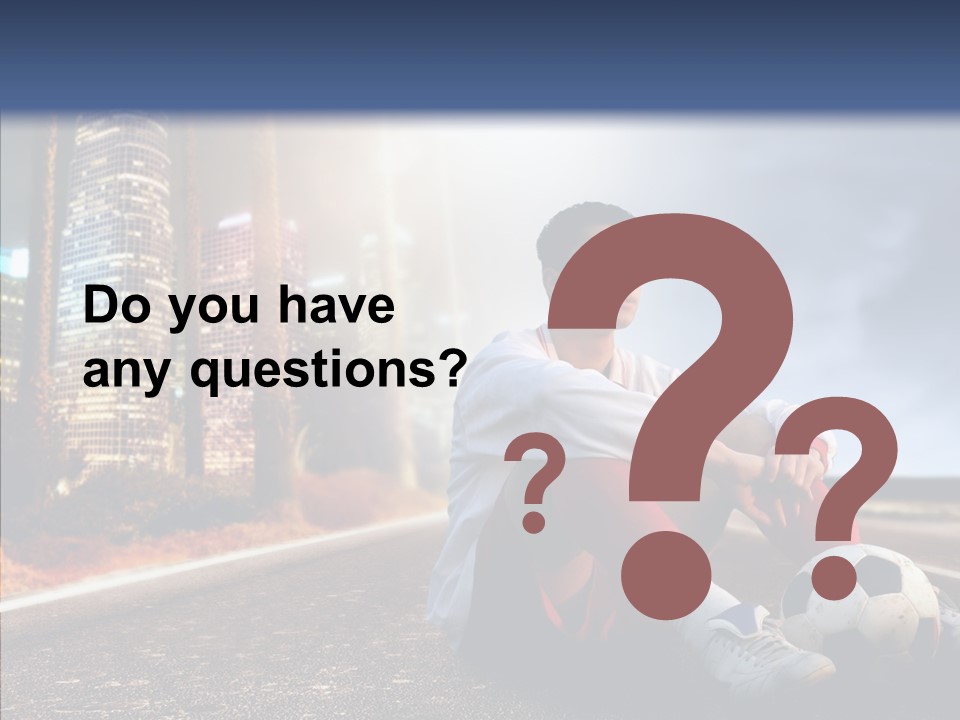 Way Soccer Progress PowerPoint Template