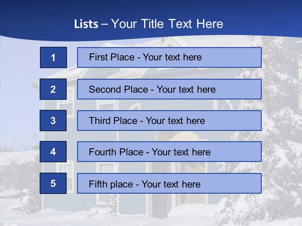 Tree Mortgage Real Estate PowerPoint Template