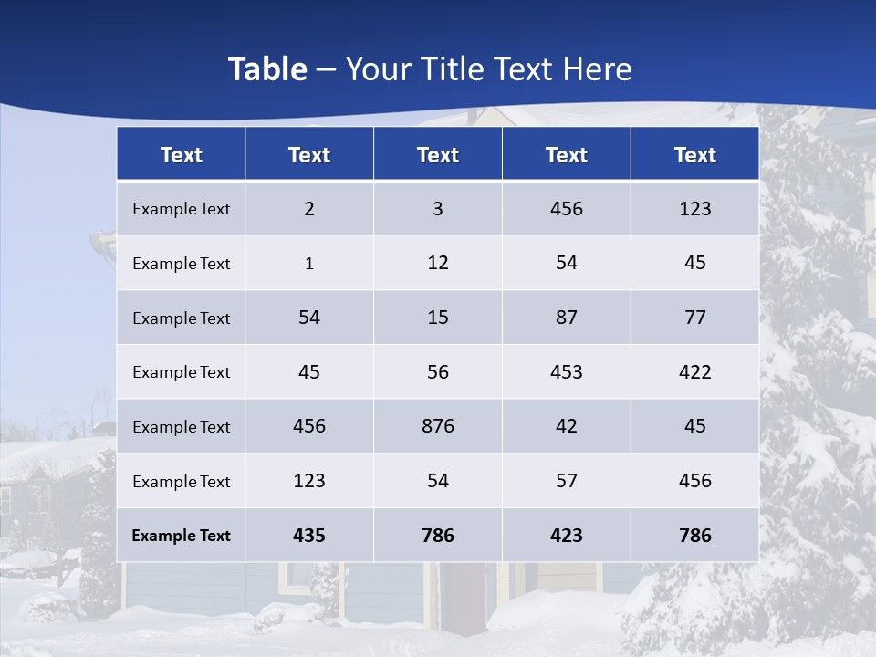 Tree Mortgage Real Estate PowerPoint Template