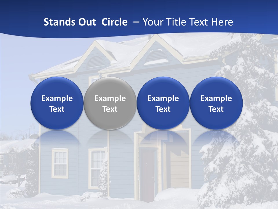 Tree Mortgage Real Estate PowerPoint Template