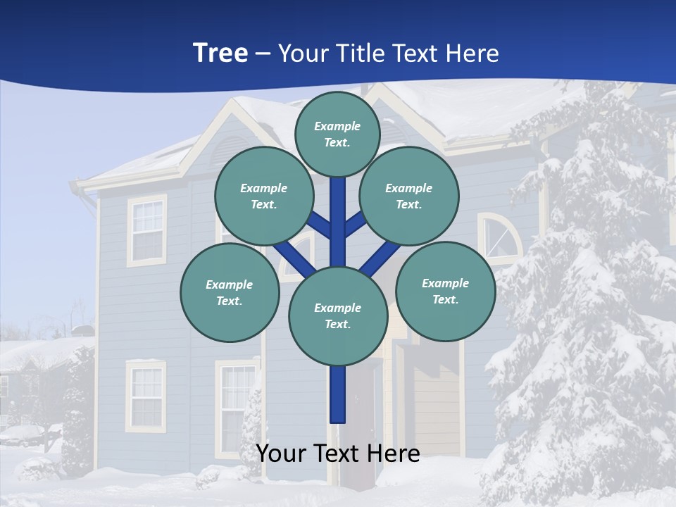 Tree Mortgage Real Estate PowerPoint Template