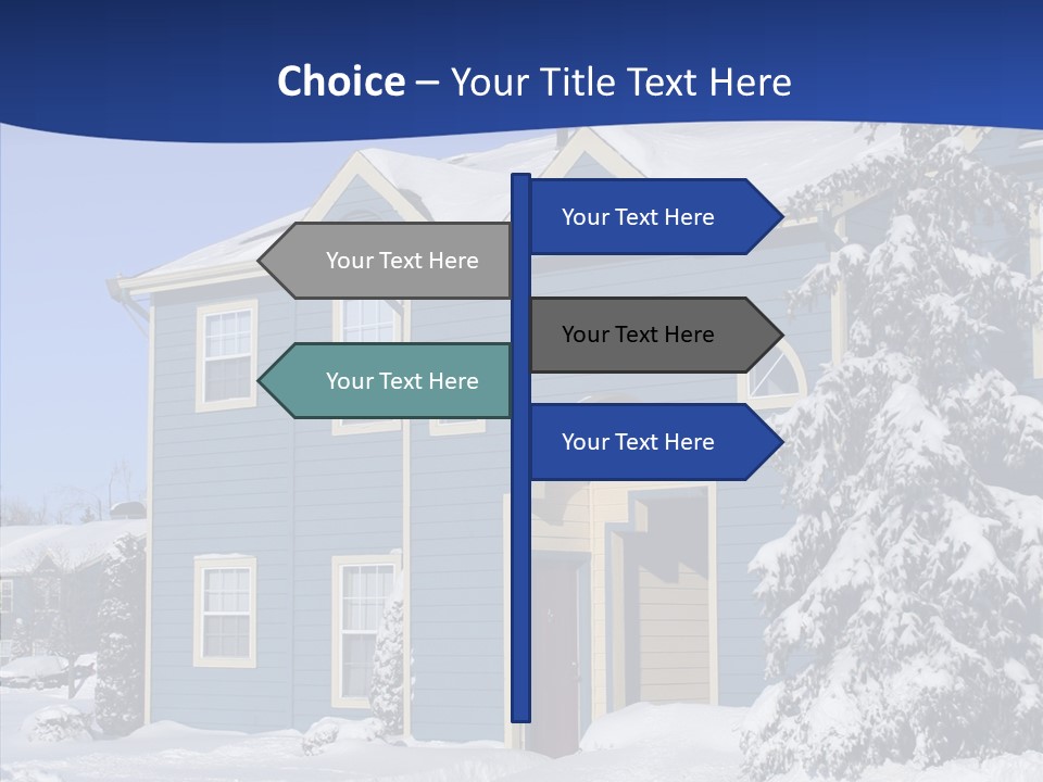 Tree Mortgage Real Estate PowerPoint Template