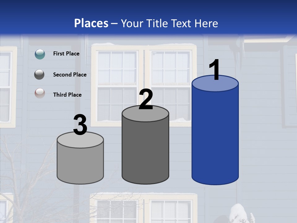 Pile Snow Frost PowerPoint Template