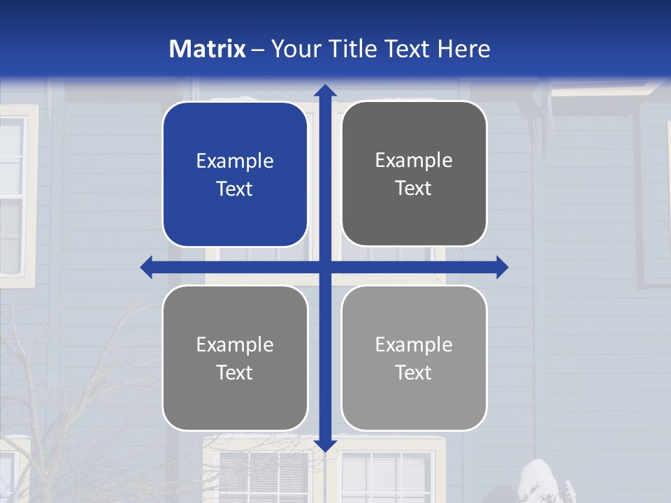 Pile Snow Frost PowerPoint Template