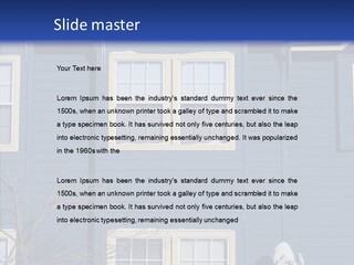 Pile Snow Frost PowerPoint Template
