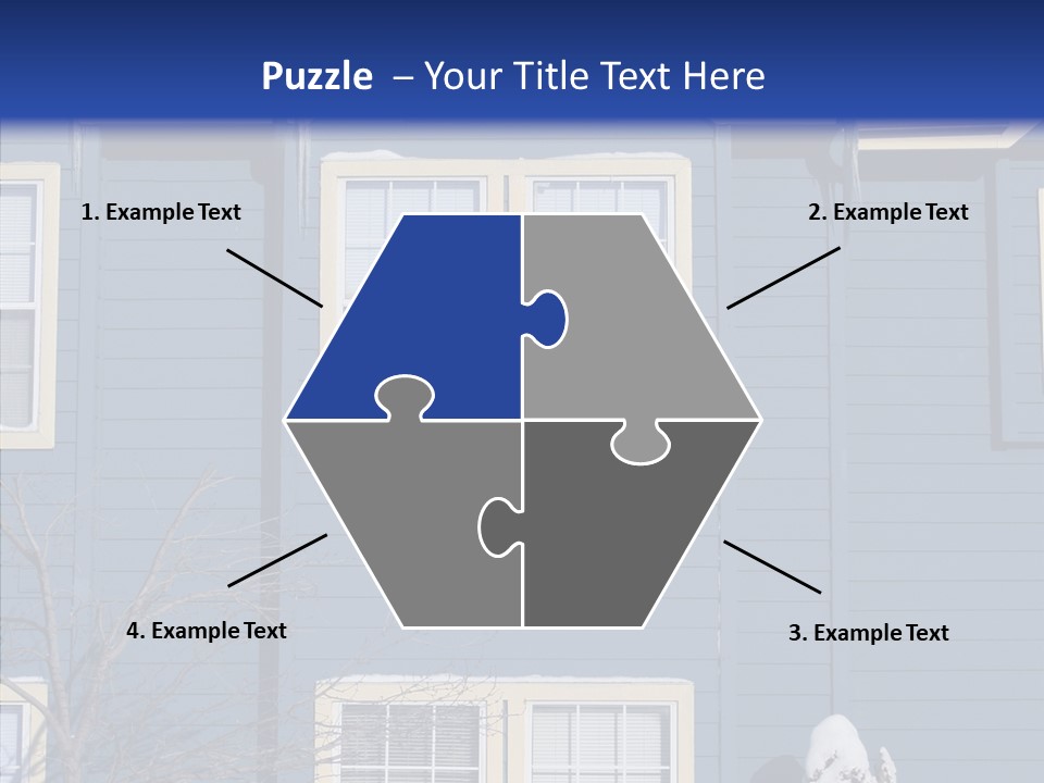 Pile Snow Frost PowerPoint Template