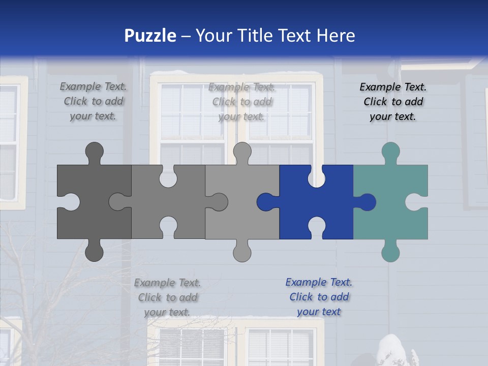 Pile Snow Frost PowerPoint Template