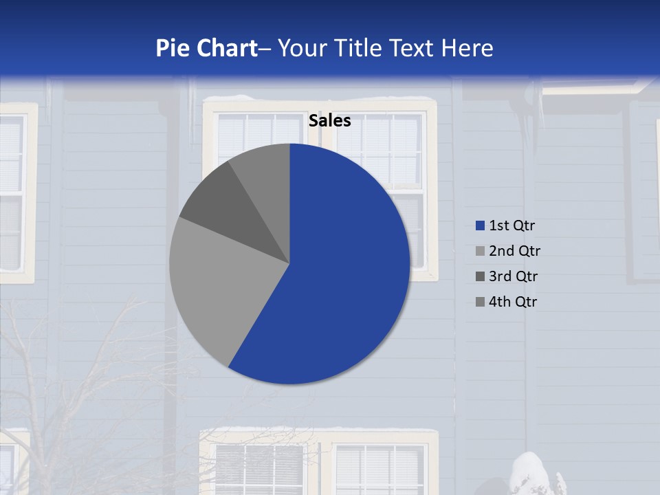 Pile Snow Frost PowerPoint Template