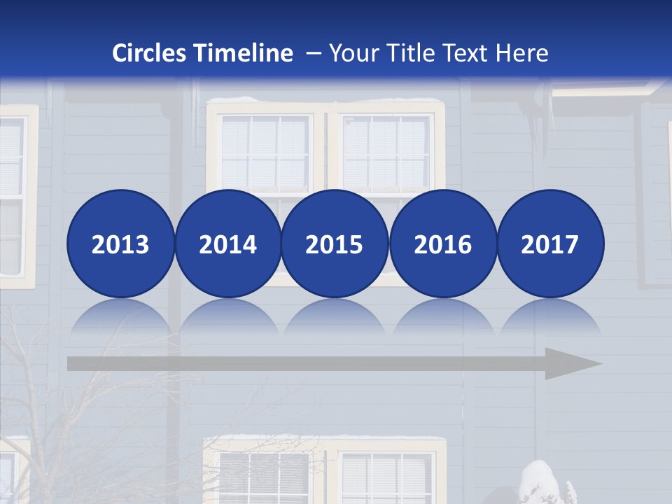 Pile Snow Frost PowerPoint Template