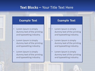 Pile Snow Frost PowerPoint Template