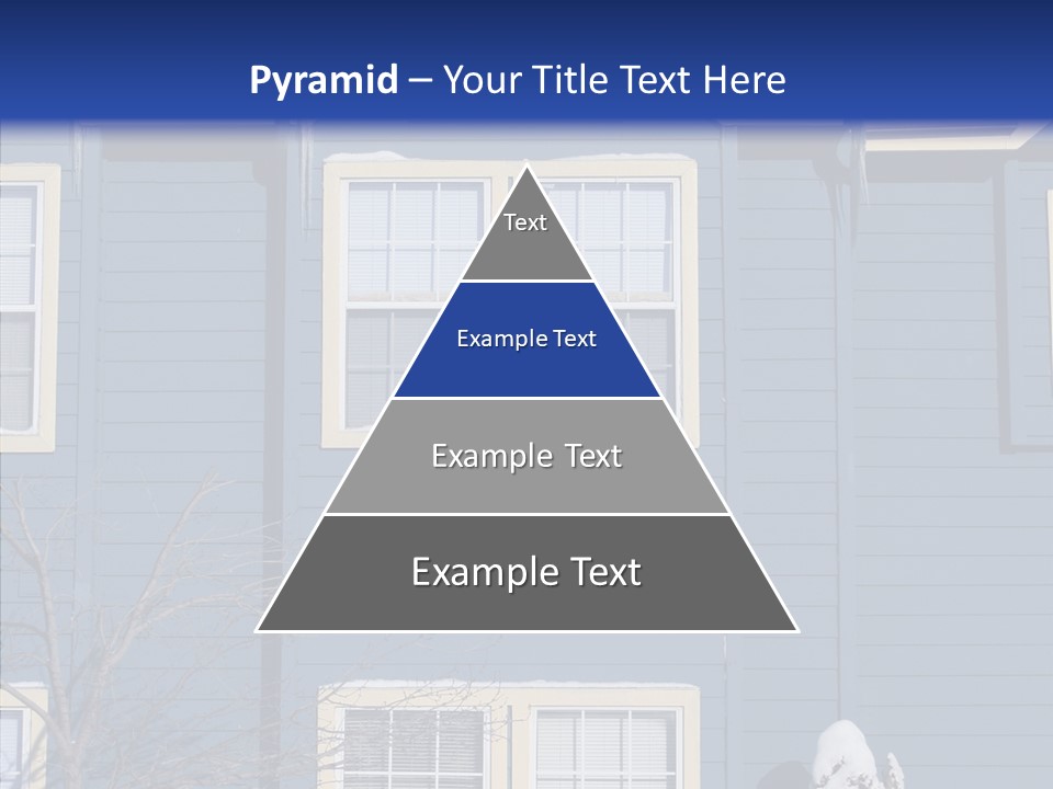 Pile Snow Frost PowerPoint Template