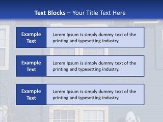 Pile Snow Frost PowerPoint Template