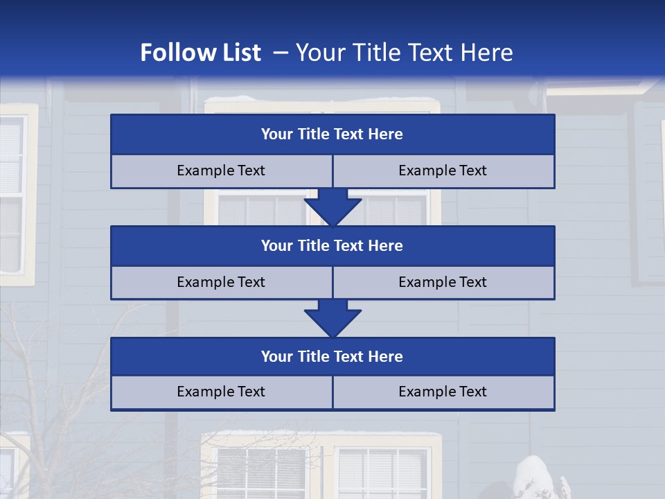 Pile Snow Frost PowerPoint Template