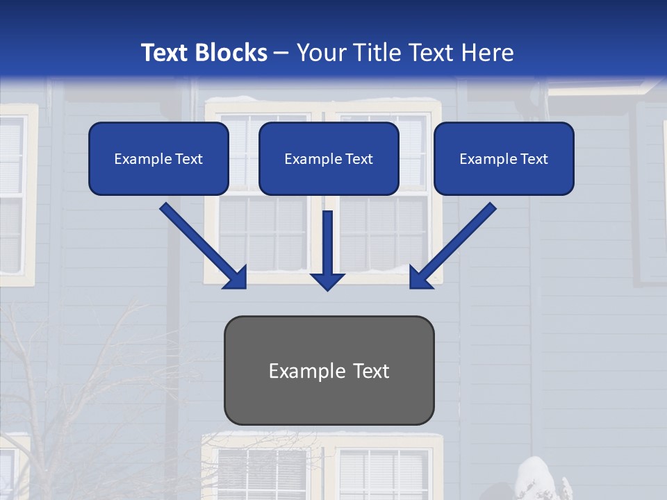 Pile Snow Frost PowerPoint Template