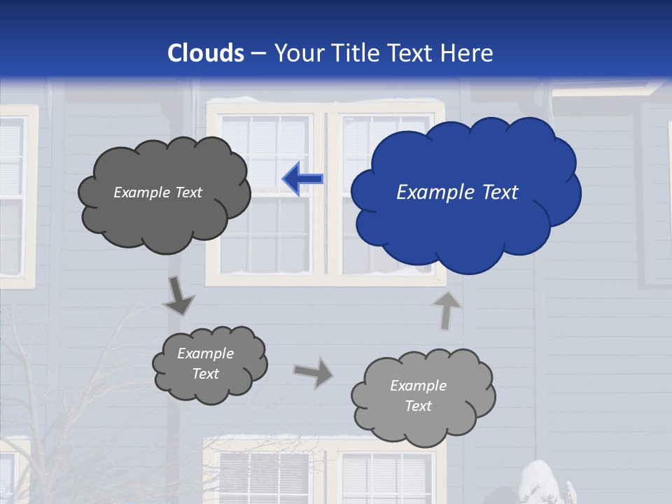 Pile Snow Frost PowerPoint Template
