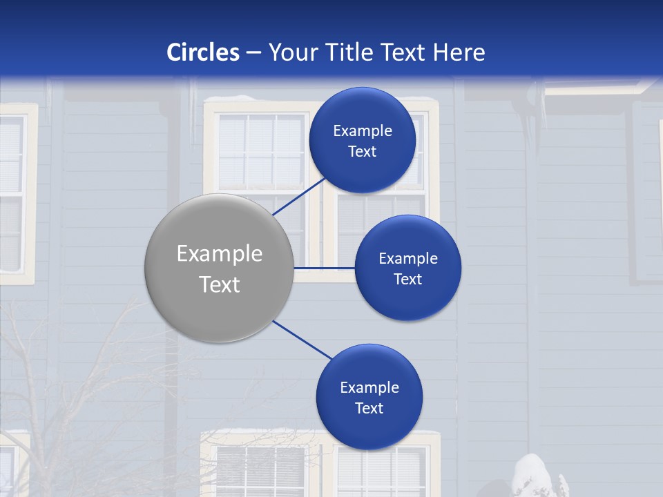 Pile Snow Frost PowerPoint Template