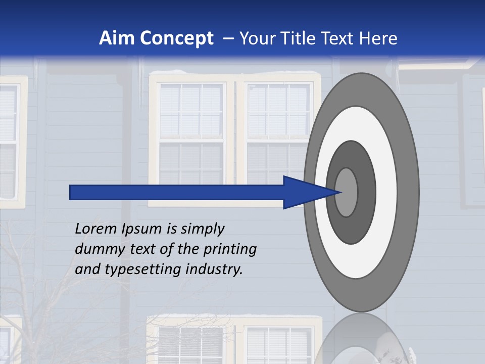Pile Snow Frost PowerPoint Template