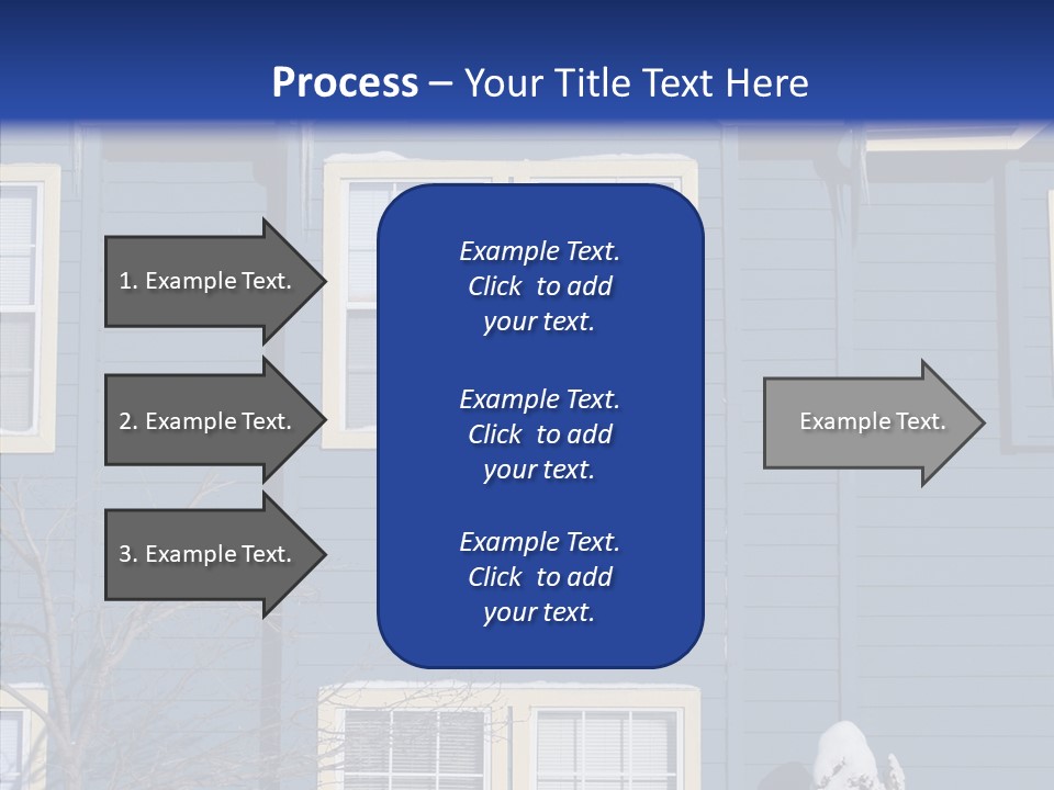 Pile Snow Frost PowerPoint Template