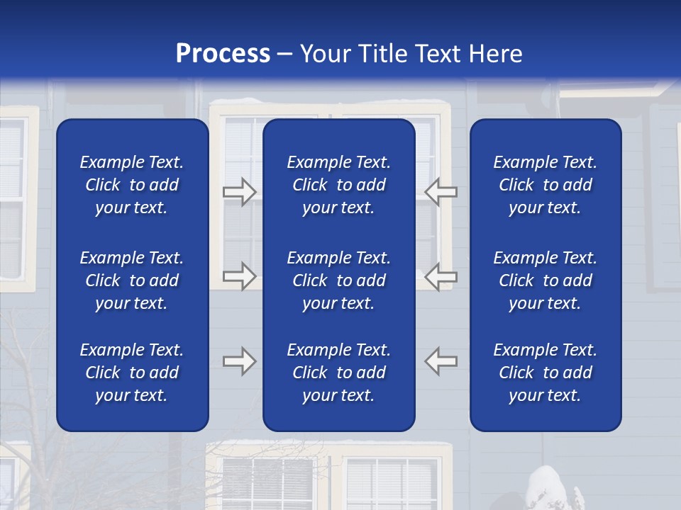 Pile Snow Frost PowerPoint Template