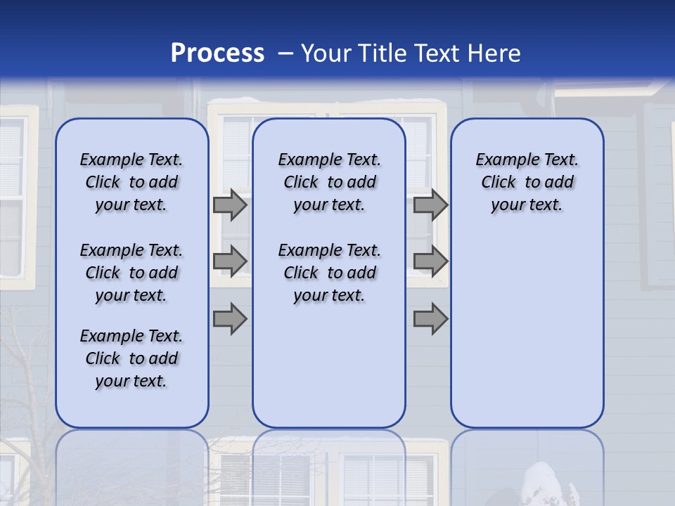 Pile Snow Frost PowerPoint Template