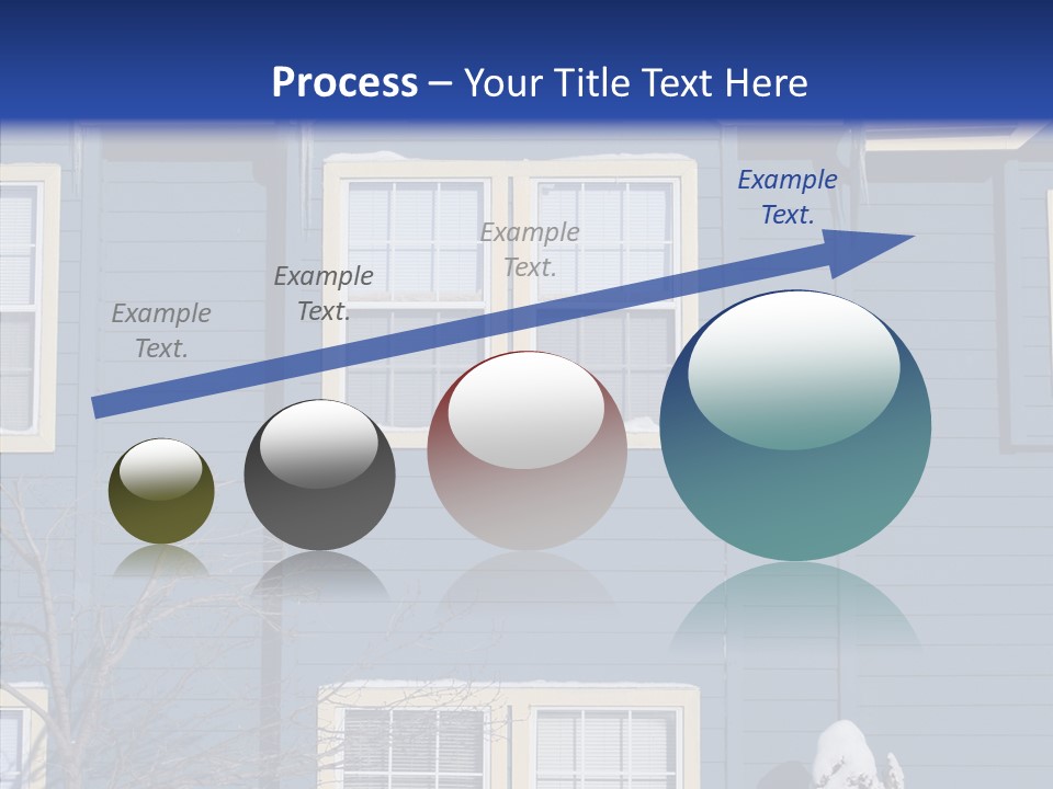 Pile Snow Frost PowerPoint Template