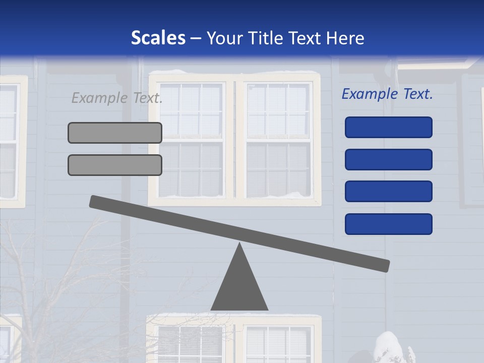 Pile Snow Frost PowerPoint Template