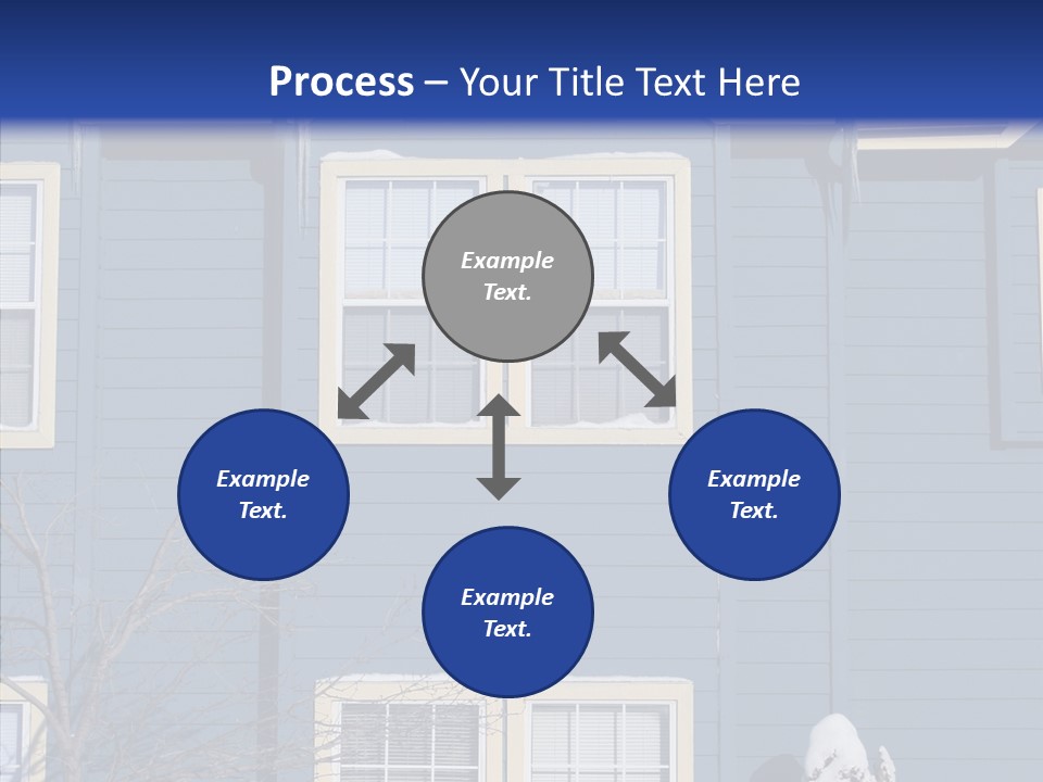 Pile Snow Frost PowerPoint Template