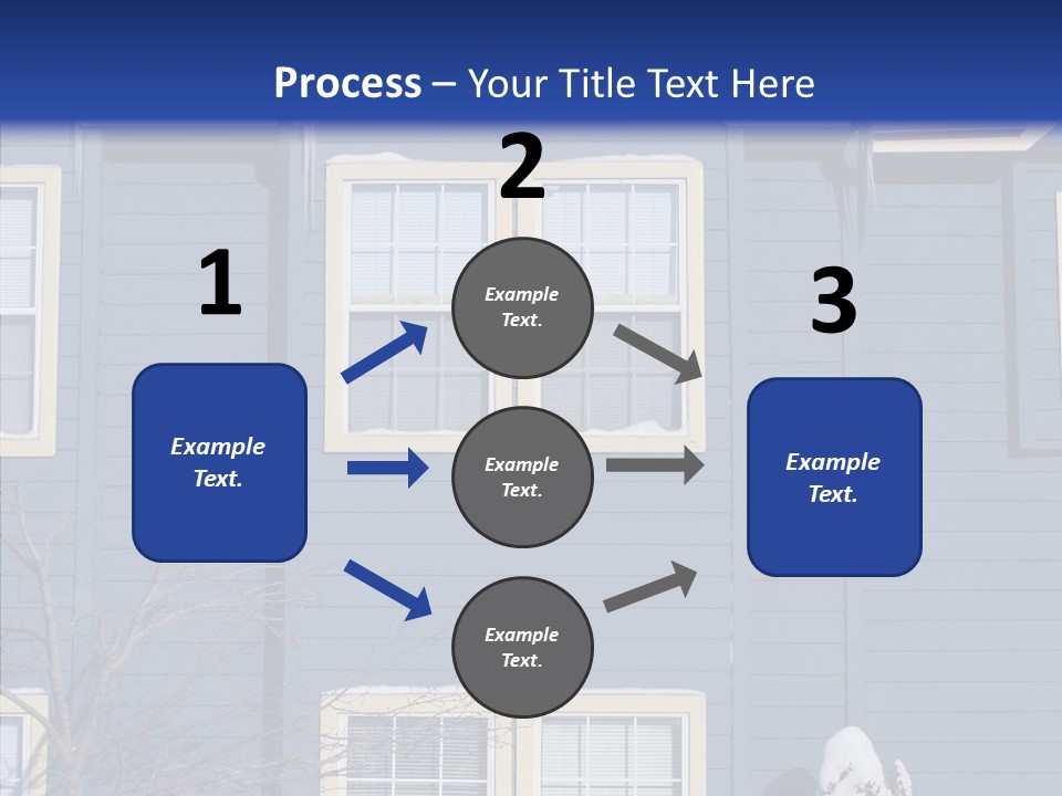 Pile Snow Frost PowerPoint Template