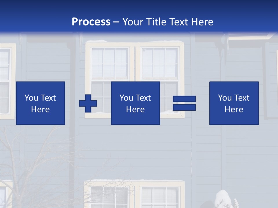 Pile Snow Frost PowerPoint Template