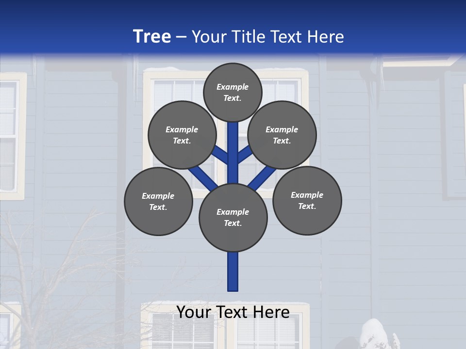Pile Snow Frost PowerPoint Template