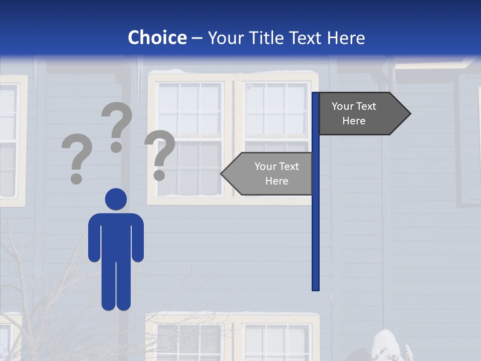 Pile Snow Frost PowerPoint Template