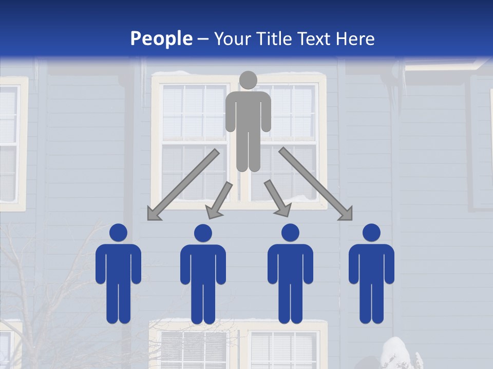 Pile Snow Frost PowerPoint Template