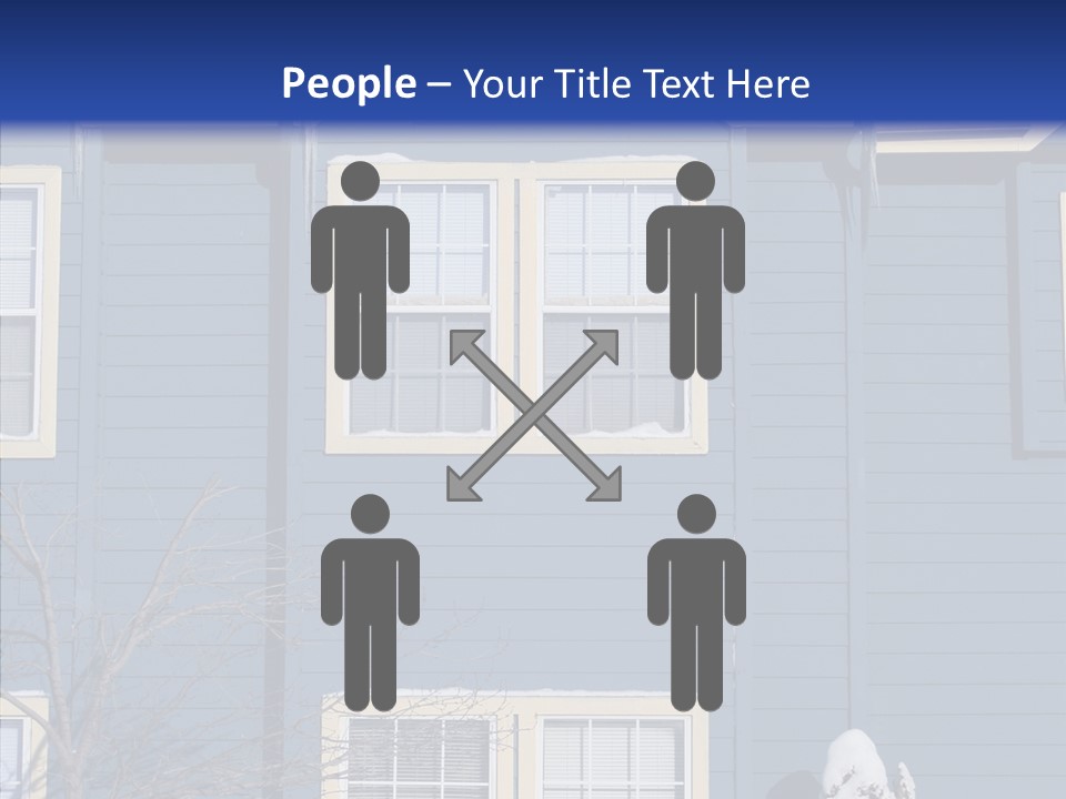 Pile Snow Frost PowerPoint Template