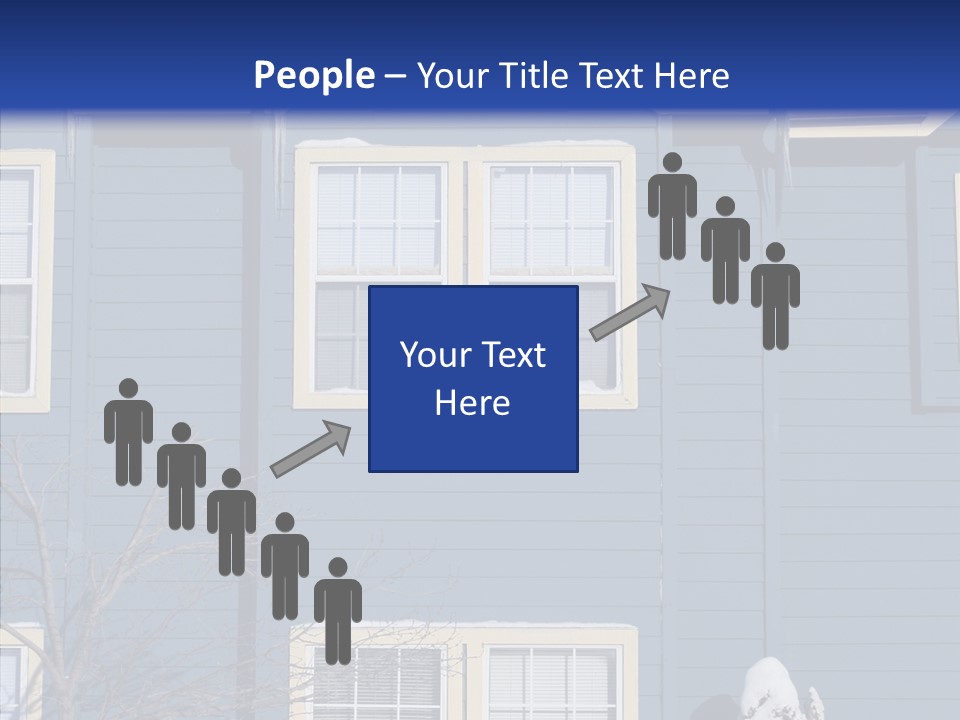 Pile Snow Frost PowerPoint Template