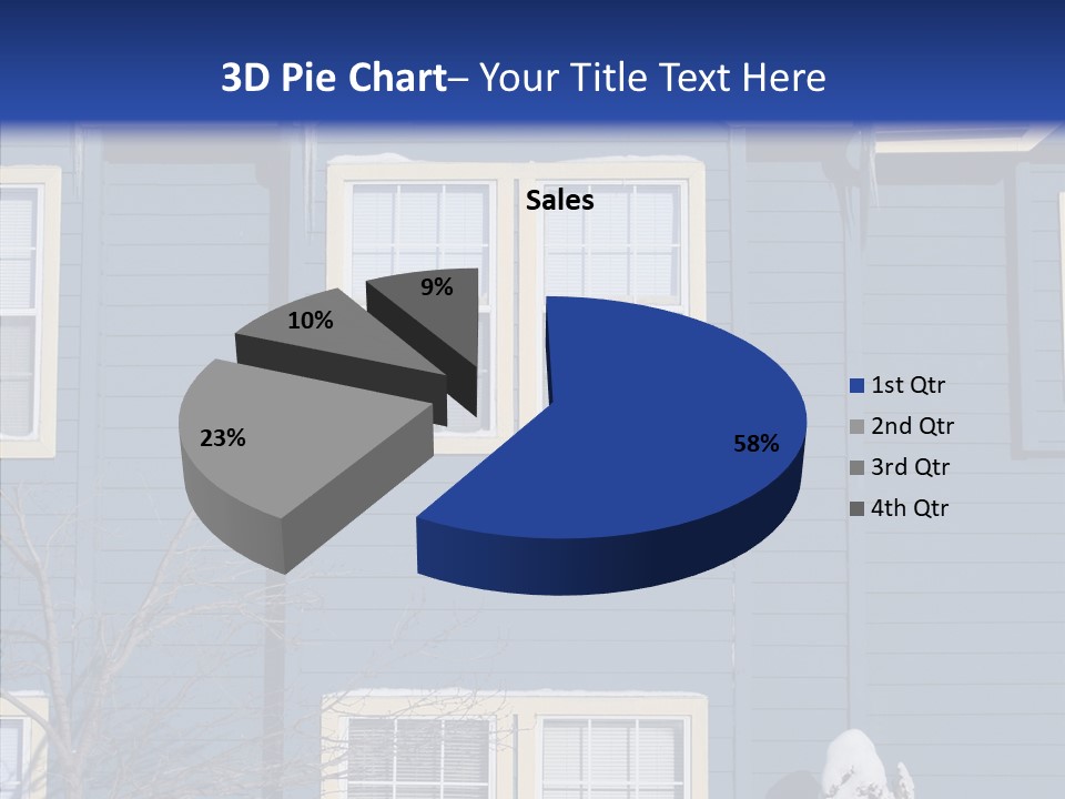 Pile Snow Frost PowerPoint Template