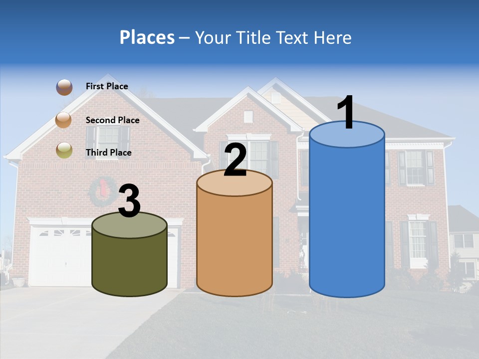 Estate Property Front PowerPoint Template