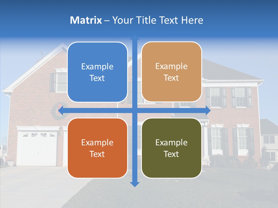 Estate Property Front PowerPoint Template