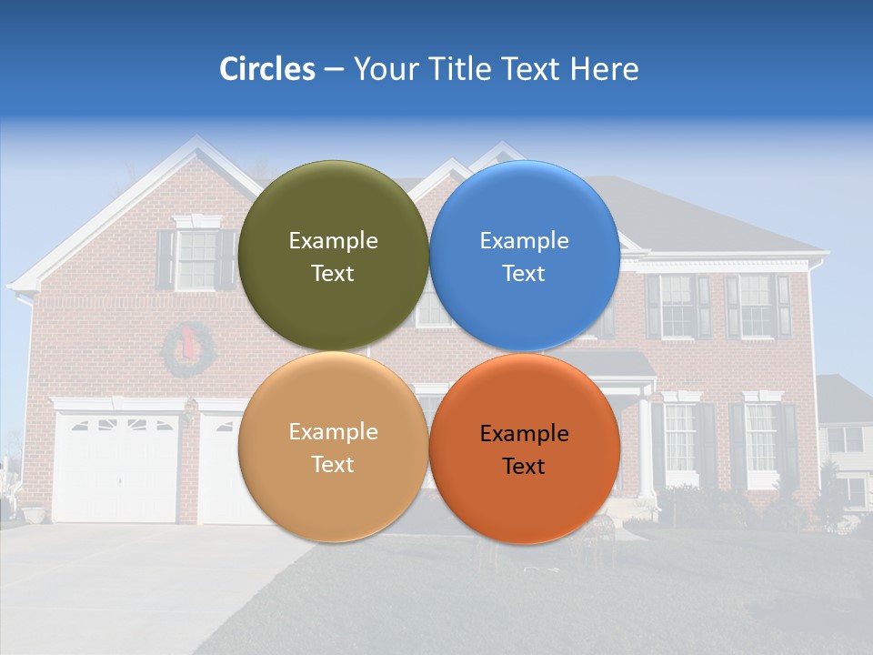 Estate Property Front PowerPoint Template