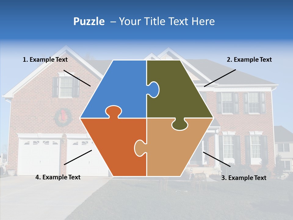 Estate Property Front PowerPoint Template