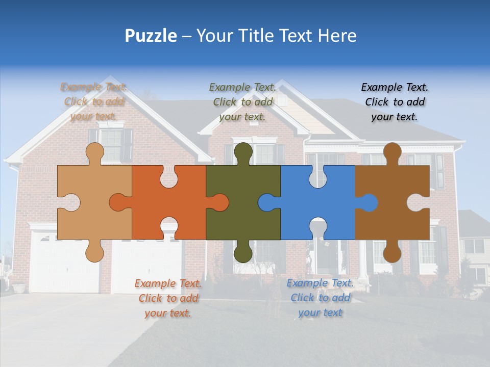Estate Property Front PowerPoint Template