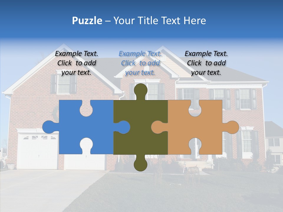 Estate Property Front PowerPoint Template