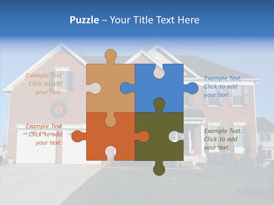 Estate Property Front PowerPoint Template