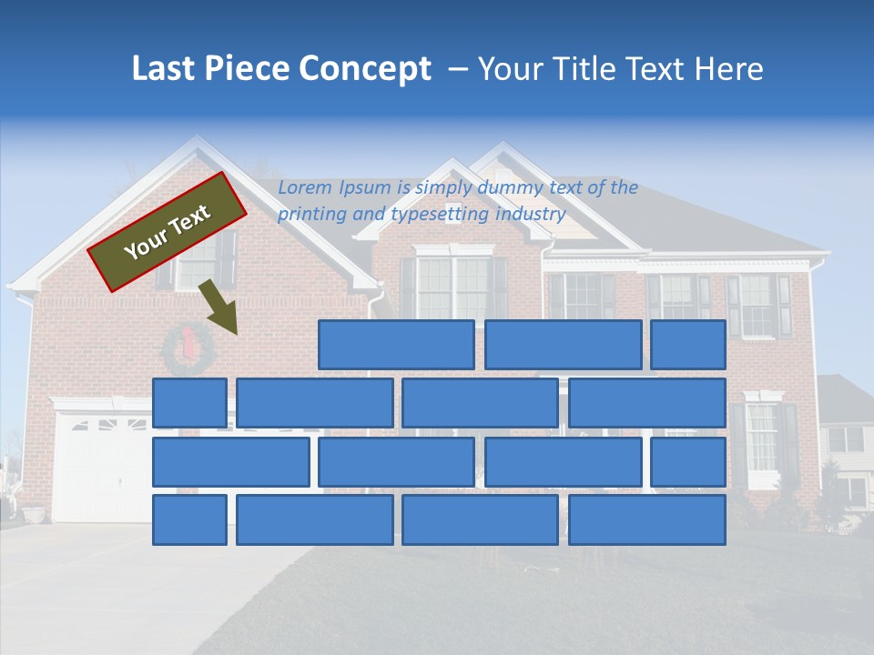 Estate Property Front PowerPoint Template